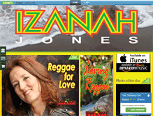 Tablet Screenshot of izanahjones.com